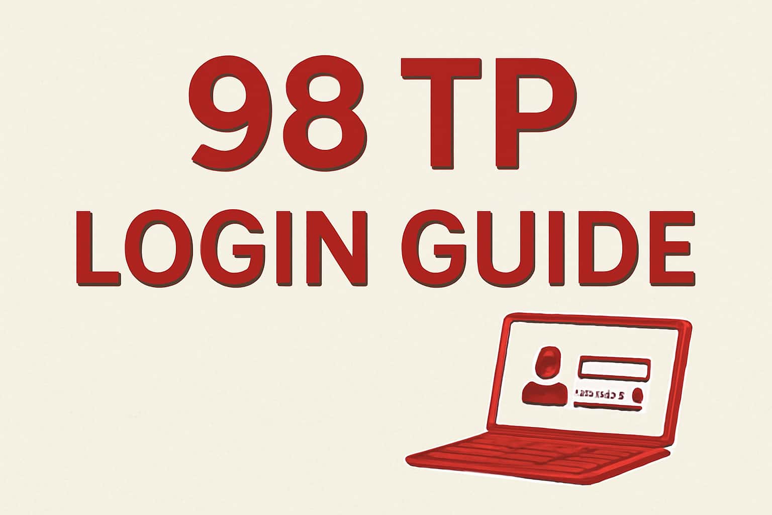 An informative scene illustrating the 98 TP Login procedure.