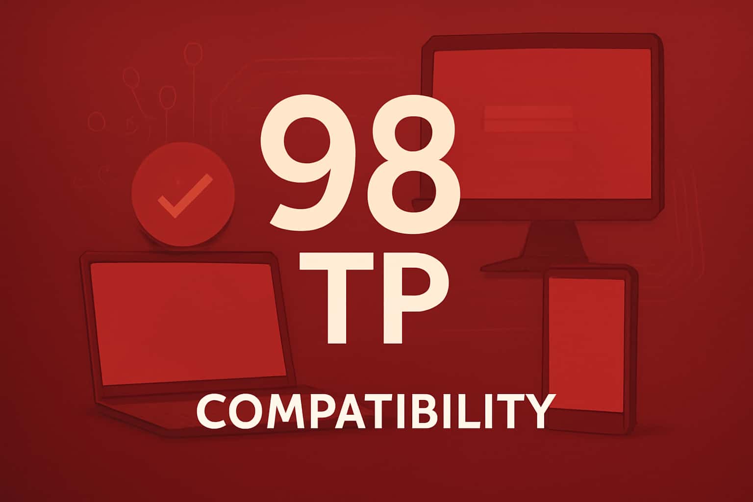 An informational scene depicting Compatibility of 98 TP Devices.