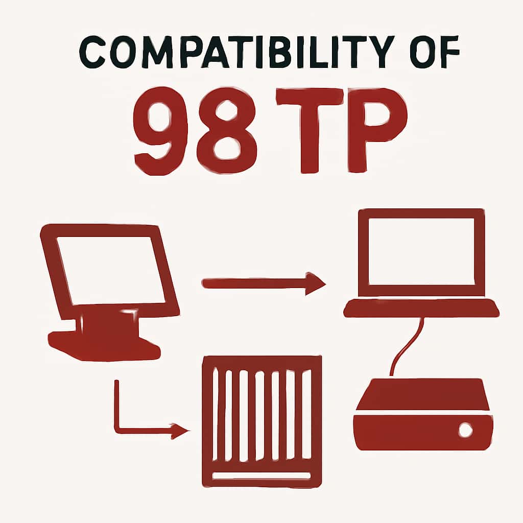 An illustration outlining Compatibility of 98 TP Devices.