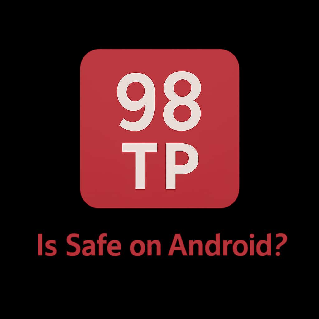 A badge symbolizing assistance for understanding the safety of 98 TP on Android.